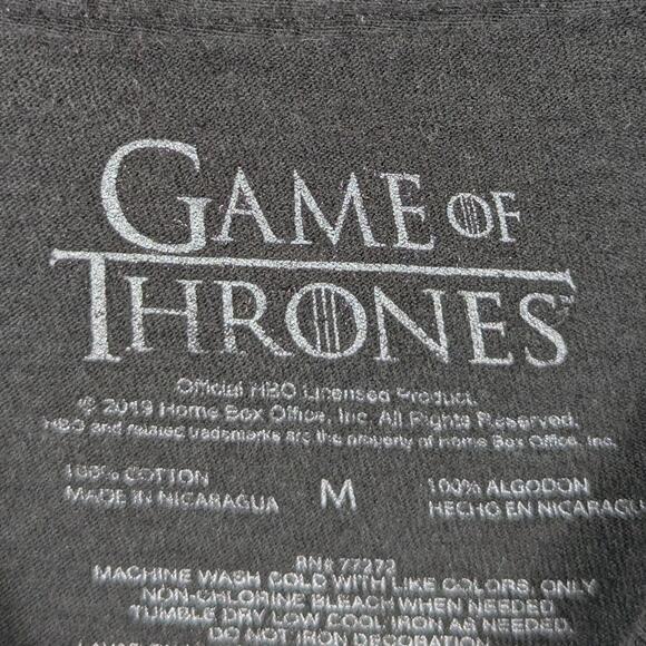 Game of Thrones I Drink and I Know Things T-Shirt Men’s M Black HBO Graphic Tee - Picture 3 of 5